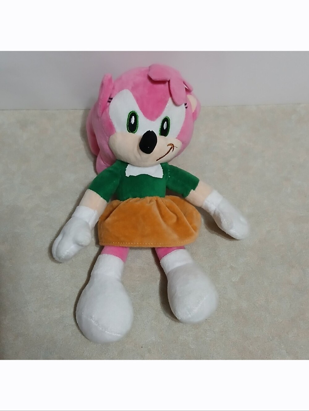 Sonic The Hedgehog Amy Rose Pink 11" Plush Stuffed Animal Super Sonic